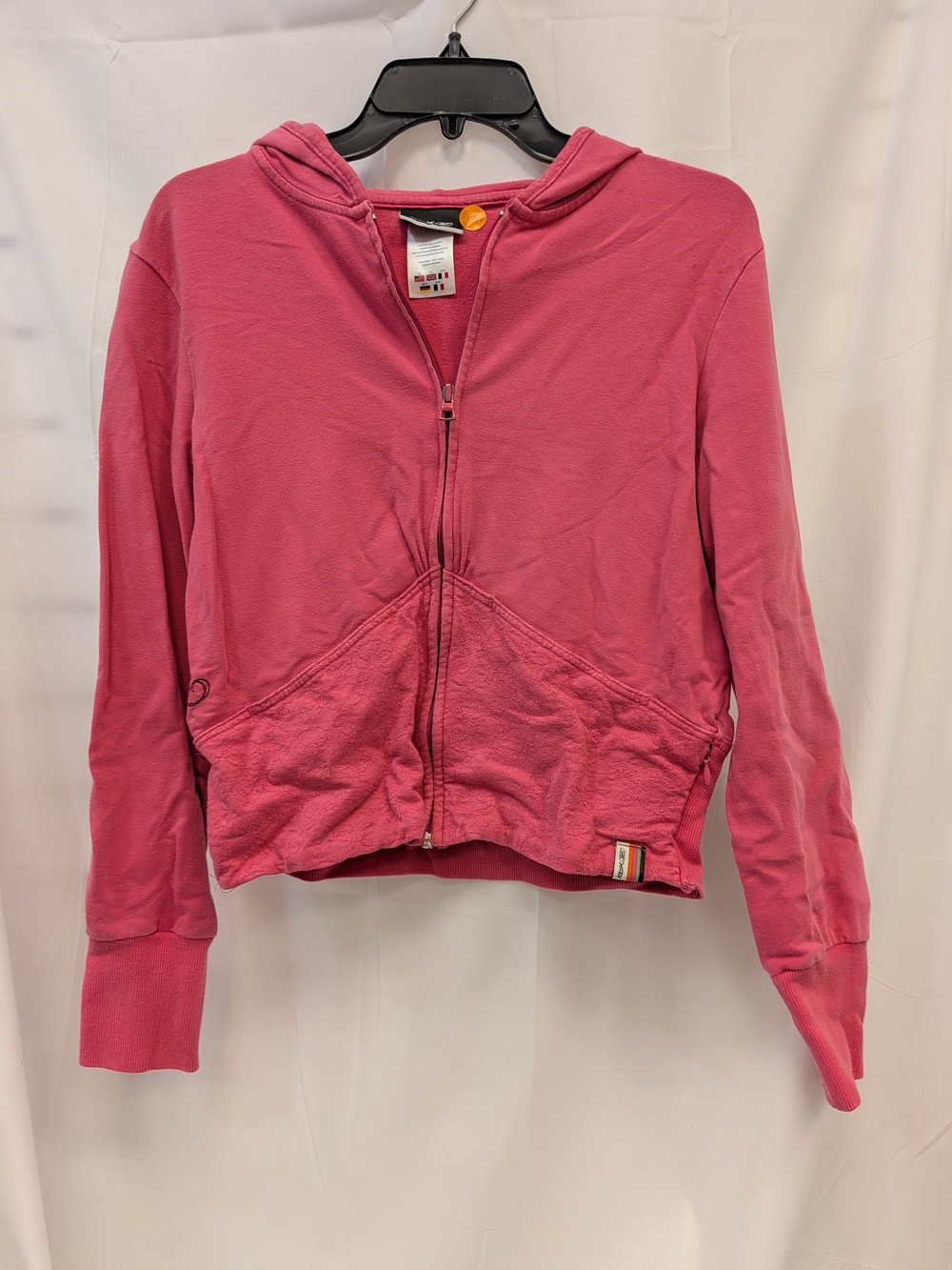 Reebok Rose Pink Full-Zip Hoodie Jacket